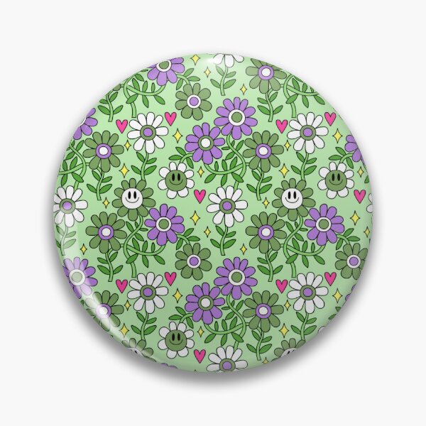 Item preview, Genderqueer Pride Flower Pattern 2 designed and sold by everything4eva.