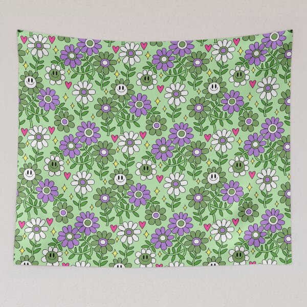 Item preview, Genderqueer Pride Flower Pattern 2 designed and sold by everything4eva.