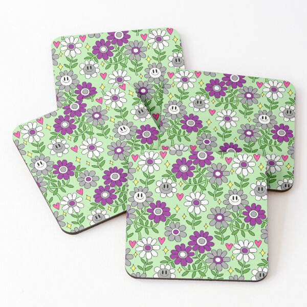 Item preview, Ace Pride Flower Pattern 2 designed and sold by everything4eva.