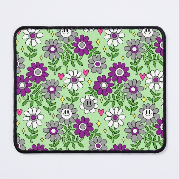 Item preview, Ace Pride Flower Pattern 2 designed and sold by everything4eva.