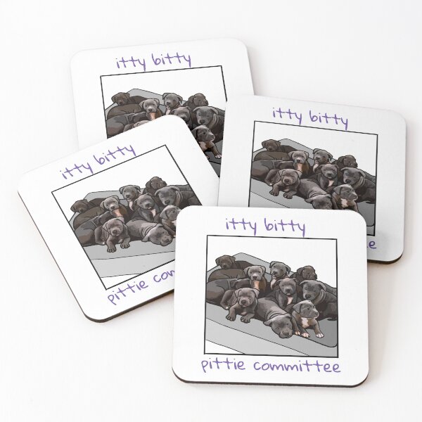 Item preview, Itty Bitty Pittie Committee designed and sold by UnderbiteShop.