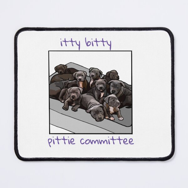 Item preview, Itty Bitty Pittie Committee designed and sold by UnderbiteShop.