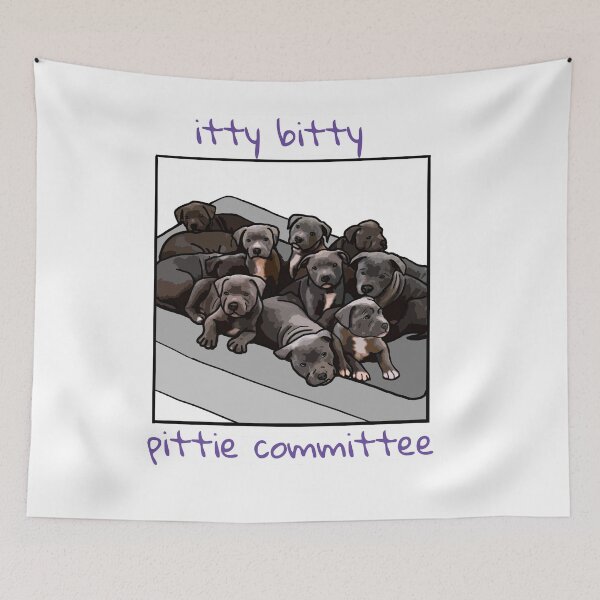 Item preview, Itty Bitty Pittie Committee designed and sold by UnderbiteShop.
