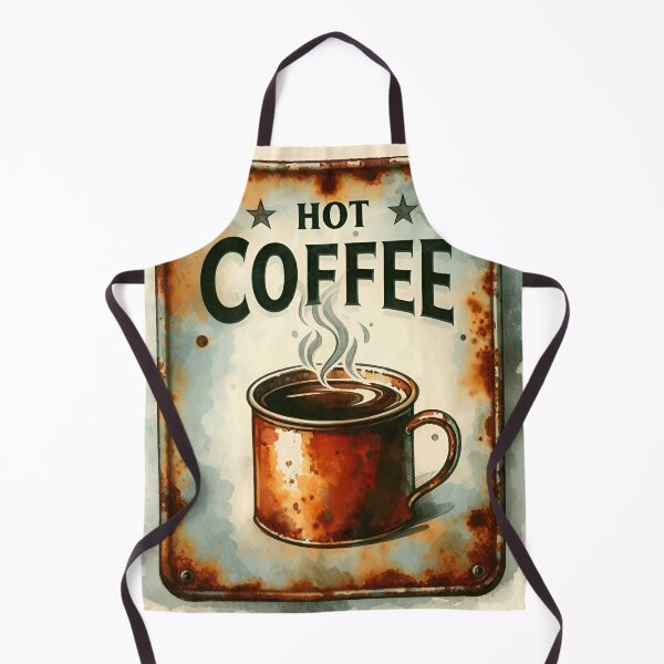 Item preview, Hot Coffee Retro Tin Sign designed and sold by Thedigital91.