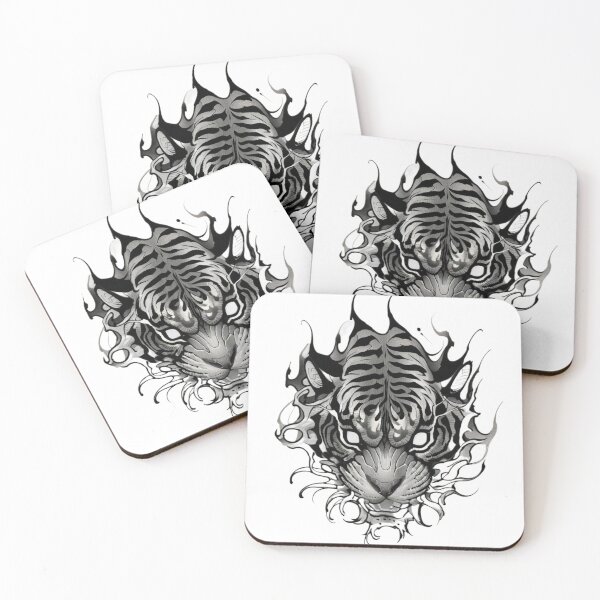 Item preview, A angry tiger face designed and sold by Ameliajohanson.