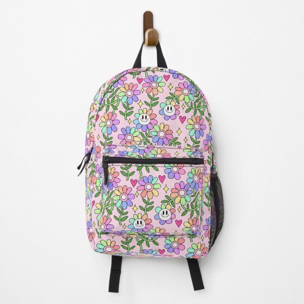 Item preview, Pastel Rainbow Flower Pattern designed and sold by everything4eva.