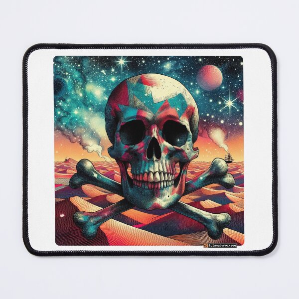 Item preview, Cosmic Skull & Crossbones 3 designed and sold by planetwrockage.