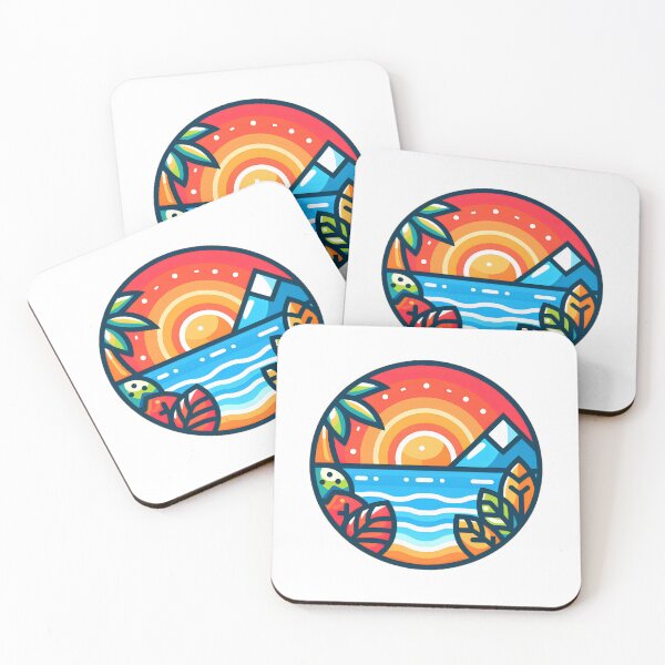 Item preview, Perfect Summer Beach designed and sold by Crybyte Studio.