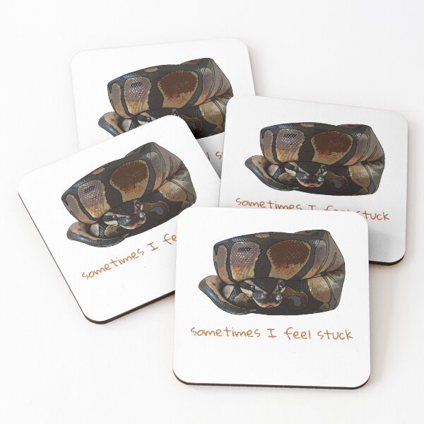 Item preview, Stuck Ball Python designed and sold by UnderbiteShop.