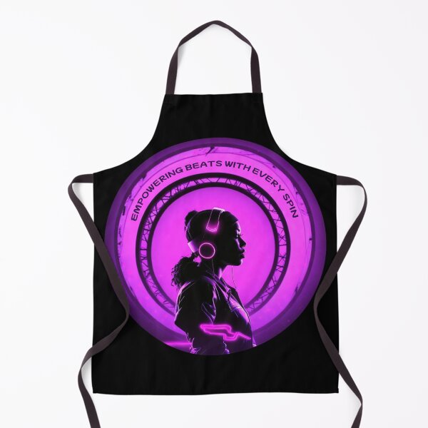 Item preview, Female DJ listens to music designed and sold by Artbellachi.