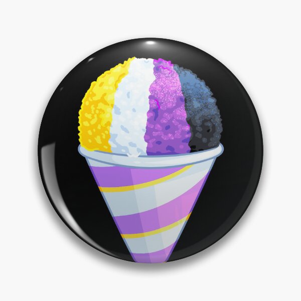 Item preview, Non-binary Flag Snow Cone  designed and sold by Artimanx.
