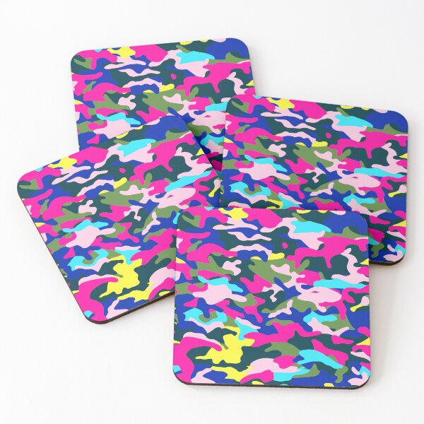 Item preview, Vibrant colorful Camouflage design designed and sold by Artbyminga.