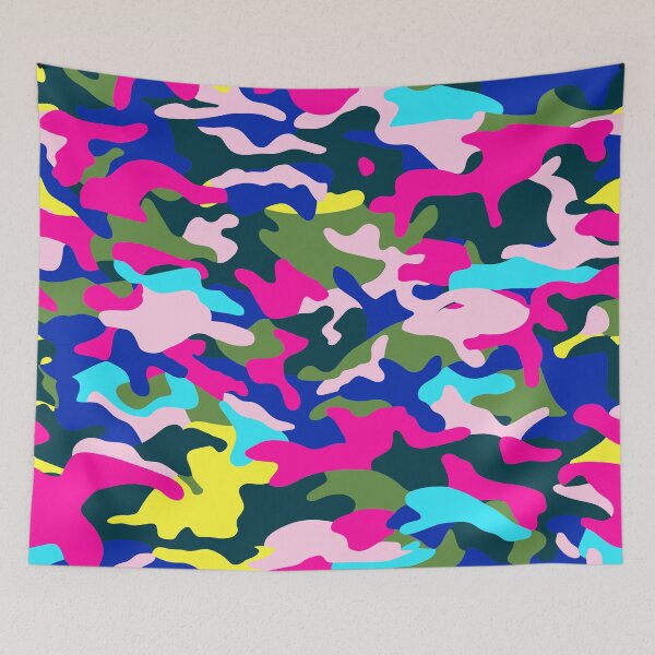 Item preview, Vibrant colorful Camouflage design designed and sold by Artbyminga.