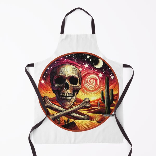Item preview, Cosmic Desert Skull & Crossbones designed and sold by planetwrockage.