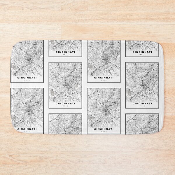 Item preview, Cincinnati Map designed and sold by Tamas Das.
