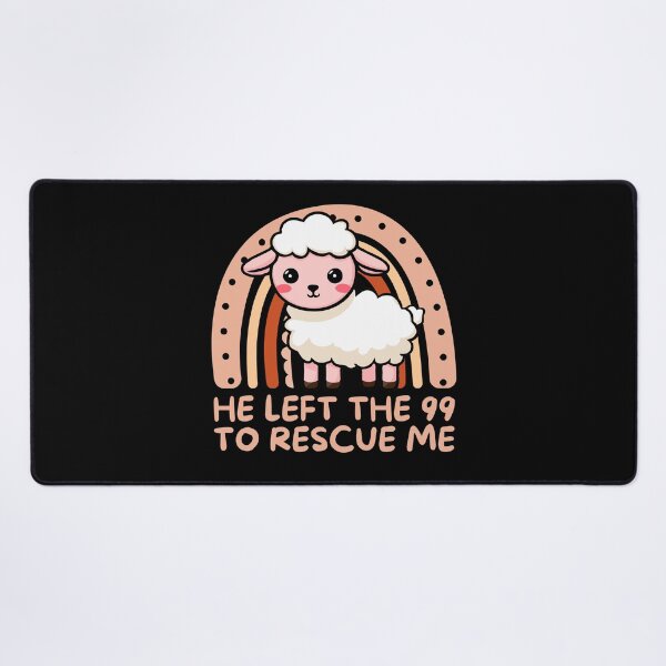 Item preview, He Left The 99 To Rescue Me, Christian Quotes  designed and sold by MoriaStore.