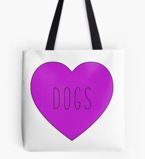Love Dogs (Purple) Tote Bag