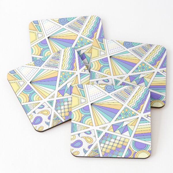 Item preview, Genderfaun Pride Zen Doodle Abstract Modern Pastel designed and sold by JoyfulJen.