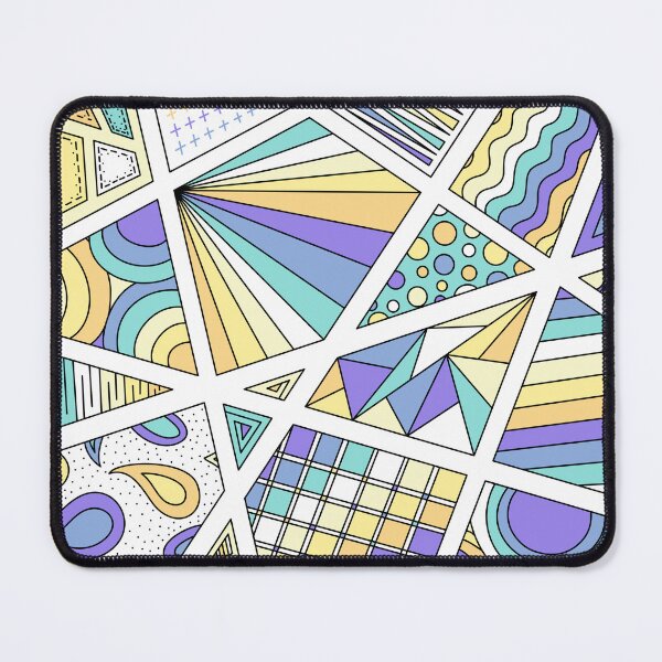 Item preview, Genderfaun Pride Zen Doodle Abstract Modern Pastel designed and sold by JoyfulJen.