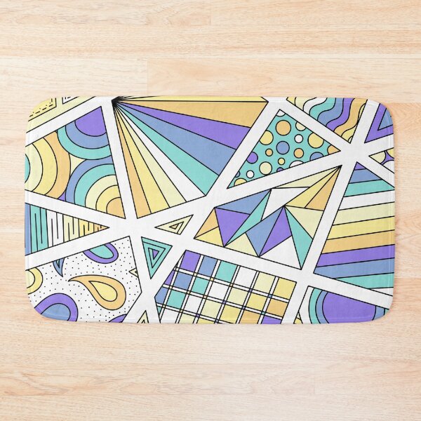 Item preview, Genderfaun Pride Zen Doodle Abstract Modern Pastel designed and sold by JoyfulJen.