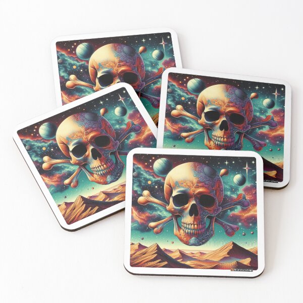 Item preview, Copy of Cosmic Skull & Crossbones 4 designed and sold by planetwrockage.