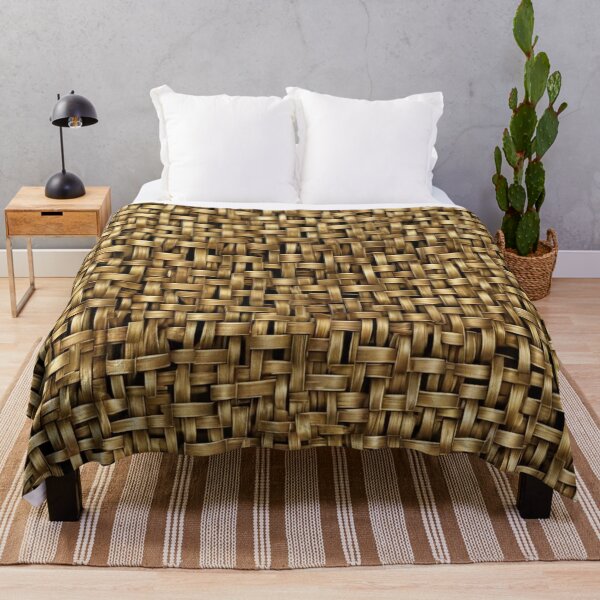 Item preview, Abstract Gold Wicker Pattern designed and sold by calibrit.