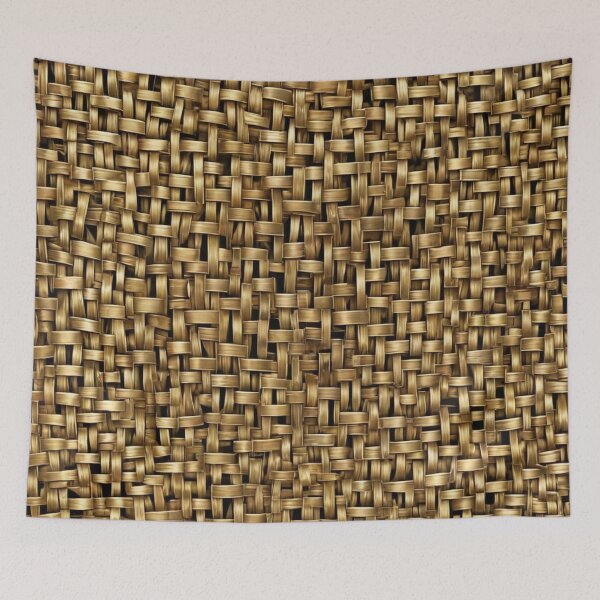 Item preview, Abstract Gold Wicker Pattern designed and sold by calibrit.