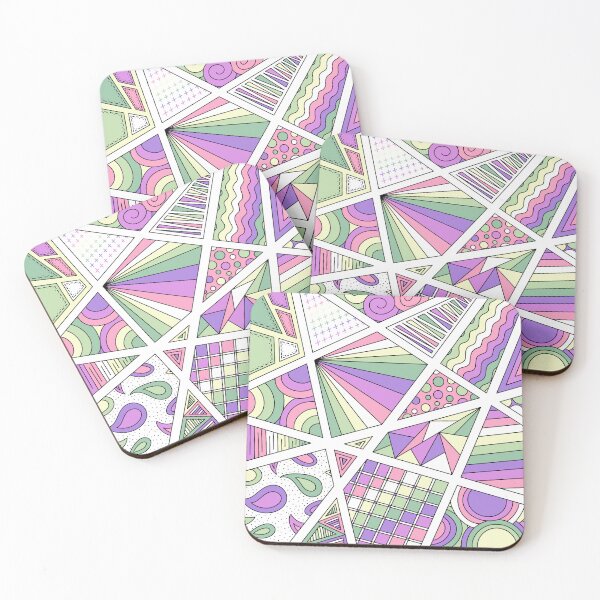 Item preview, Genderfae Pride Zen Doodle Abstract Modern Pastel designed and sold by JoyfulJen.