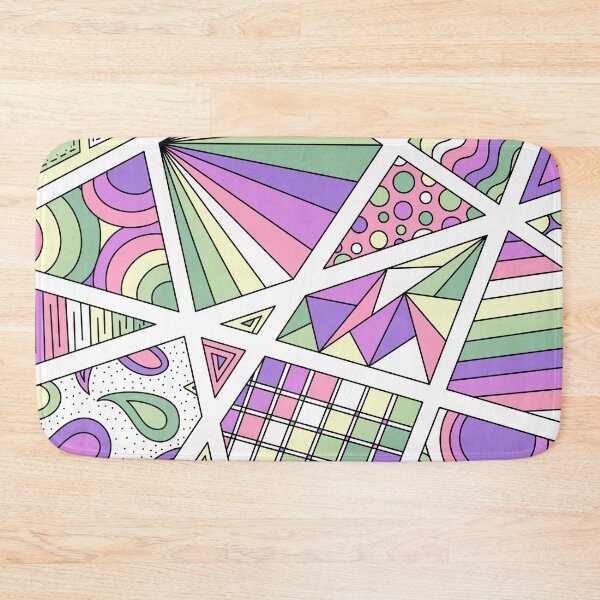Item preview, Genderfae Pride Zen Doodle Abstract Modern Pastel designed and sold by JoyfulJen.