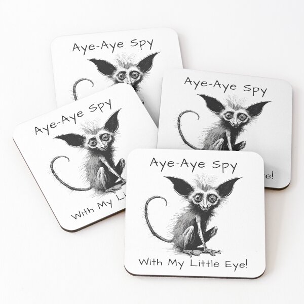 Item preview, Aye-Aye Spy With My Little Eye designed and sold by ArtShare.