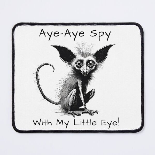 Item preview, Aye-Aye Spy With My Little Eye designed and sold by ArtShare.