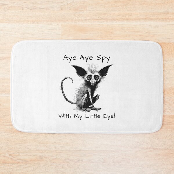 Item preview, Aye-Aye Spy With My Little Eye designed and sold by ArtShare.