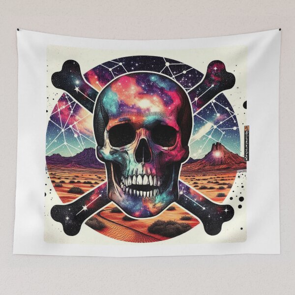Item preview, Cosmic Skull & Crossbones 5 designed and sold by planetwrockage.