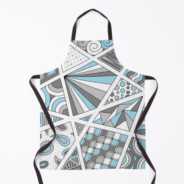 Item preview, Demiboy Pride Zen Doodle Abstract Modern Gray Blue designed and sold by JoyfulJen.