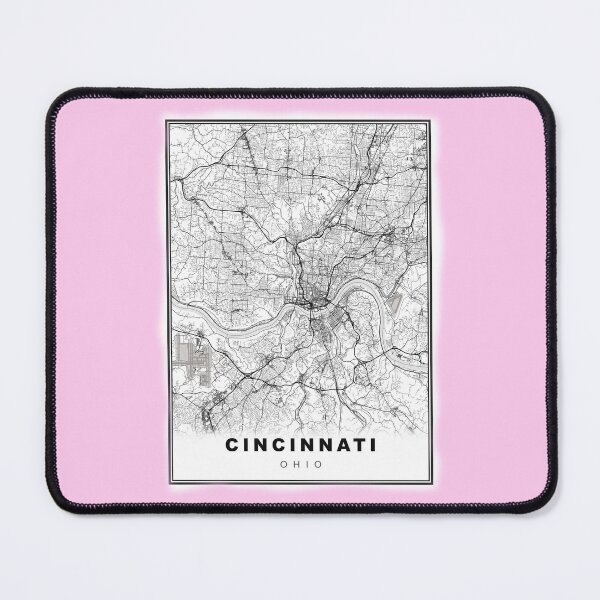 Item preview, Minimalist Cincinnati Map designed and sold by Tamas Das.