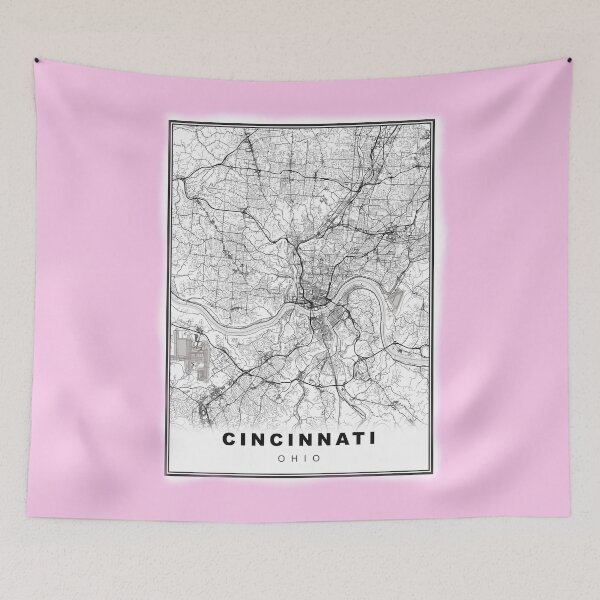 Item preview, Minimalist Cincinnati Map designed and sold by Tamas Das.