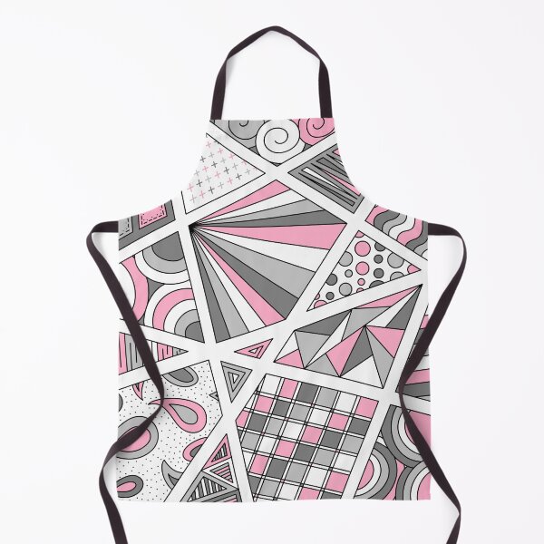 Item preview, Demigirl Pride Zen Doodle Abstract Modern Gray Pink designed and sold by JoyfulJen.