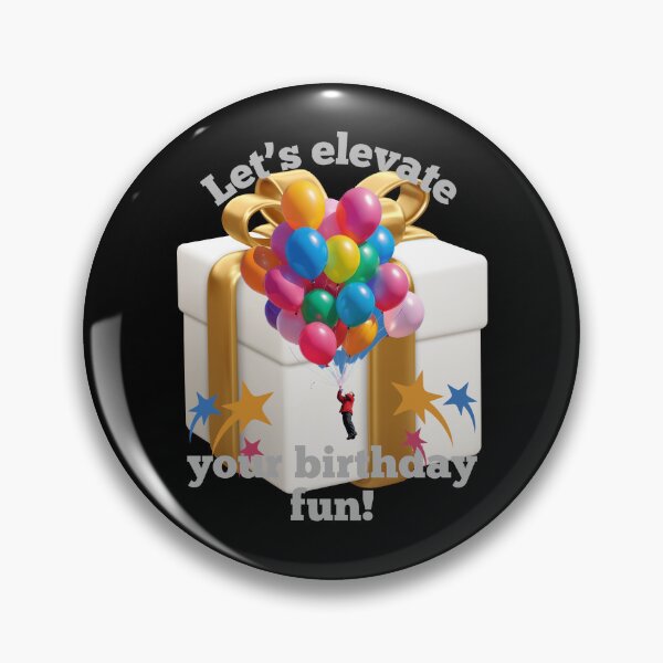 Item preview, Up, Up and Away - Whimsical Birthday Fun with Balloons designed and sold by ArchVibe.