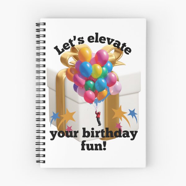 Item preview, Up, Up and Away - Whimsical Birthday Fun with Balloons designed and sold by ArchVibe.