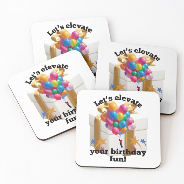 Item preview, Up, Up and Away - Whimsical Birthday Fun with Balloons designed and sold by ArchVibe.