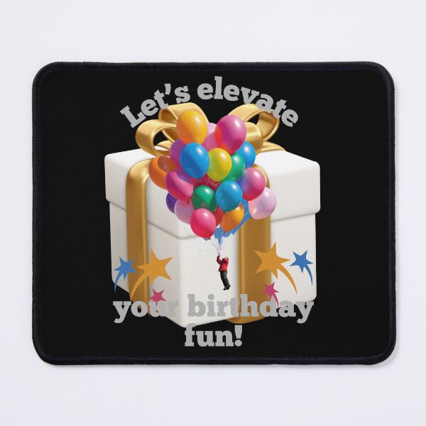 Item preview, Up, Up and Away - Whimsical Birthday Fun with Balloons designed and sold by ArchVibe.