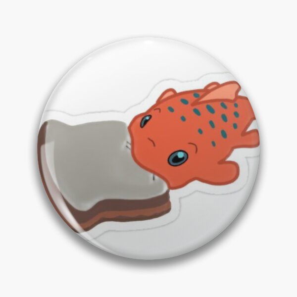 Item preview, Orange pudge eating sandwich  designed and sold by Madison Creates.