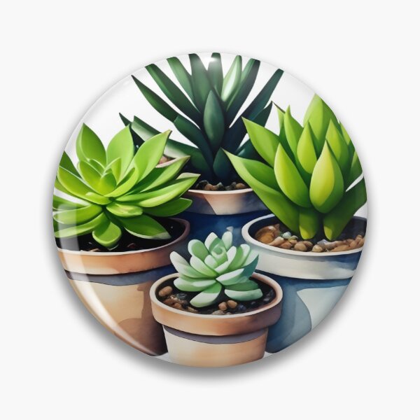 Item preview, Succulents watercolour  designed and sold by Rocklights.
