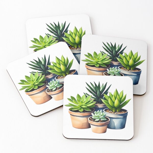 Item preview, Succulents watercolour  designed and sold by Rocklights.