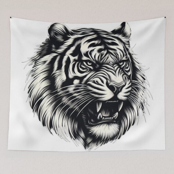 Item preview, Tiger face designed and sold by Kasta1989.
