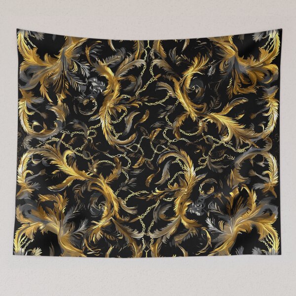 Item preview, Feathered Gold Link Chain Design designed and sold by Artbyminga.