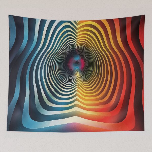 Item preview, Enter the Tunnel - Rainbow Effect Pattern designed and sold by OriginalBeerCat.