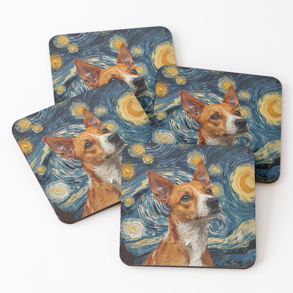 Item preview, Basenji Starry Night designed and sold by Orianah.