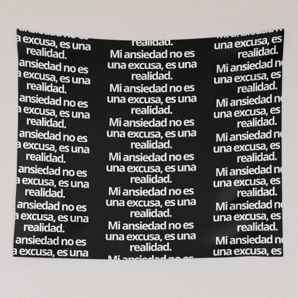 Item preview, My anxiety is not an excuse designed and sold by MaluVillarreal.