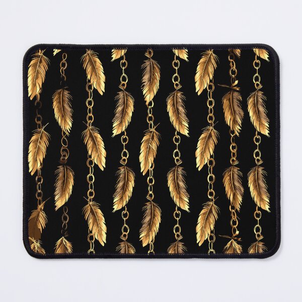Item preview, Gold Chains and Feathers Design designed and sold by Artbyminga.